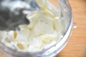 Creamy and thick low sodium mayo made with a stick blender.