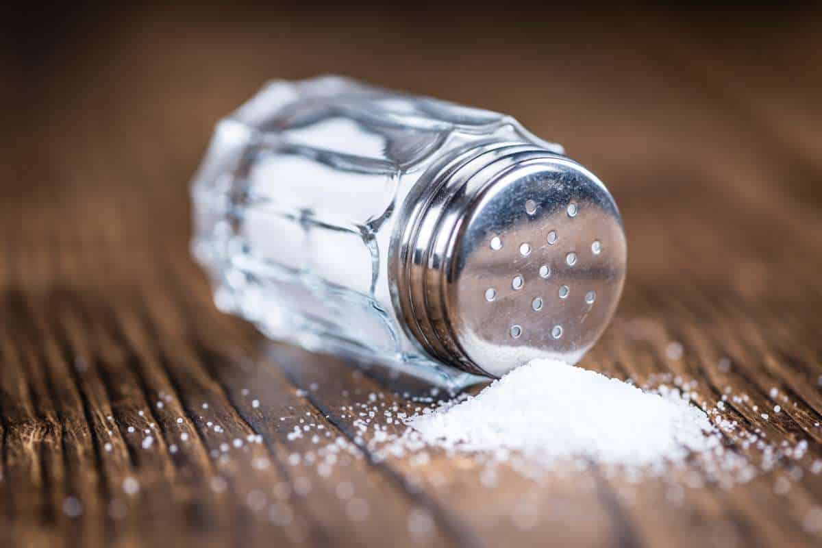 Le sel de table doit être évité dans une alimentation faible en sodium.